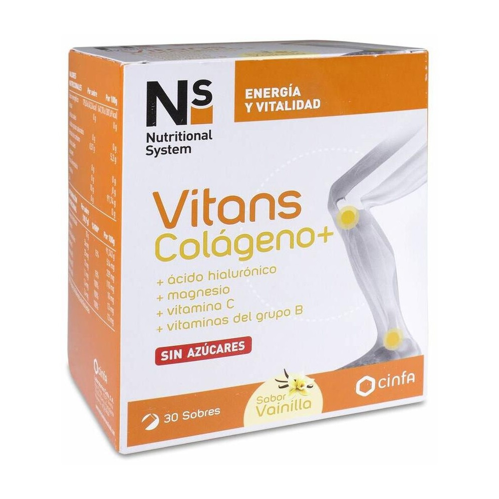 N+S Vitans Cogni Colágeno + Vainilla 30 Sobres