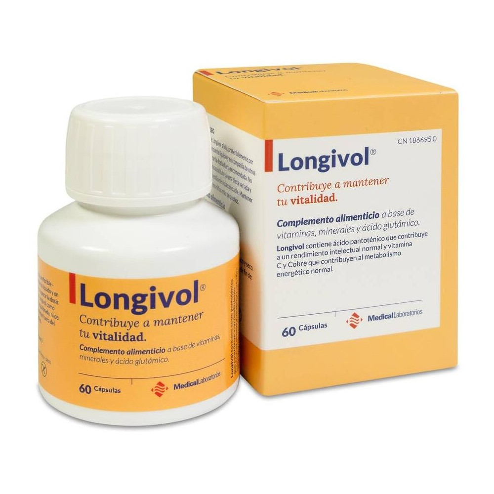 Medical Laboratorios Longivol, Suplemento Para Mantener La Energía 60 Cápsulas