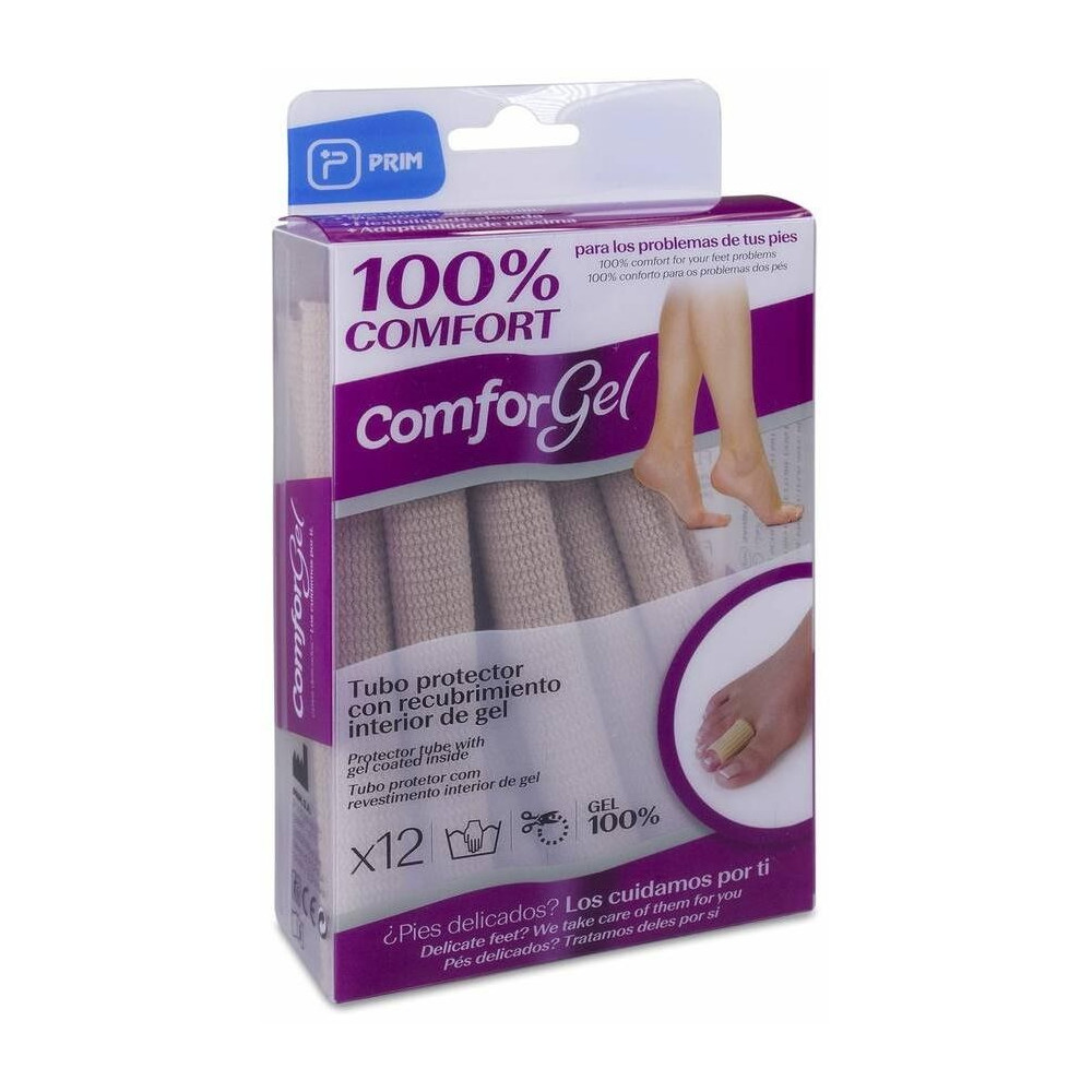 Comforsil Tubo Protector Recubrimiento Interior Gel, 12 Uds