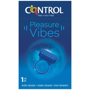 Control Pleasure Vibes Anillo Vibrador, 1 Ud