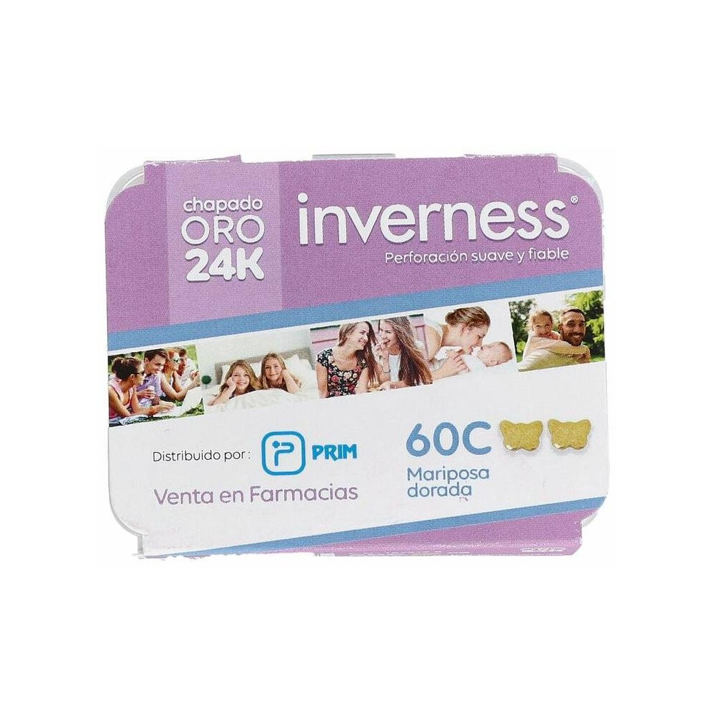 Prim Pendiente Inverness 60C 24 Kt Mariposa Dorada, 1 Unidad