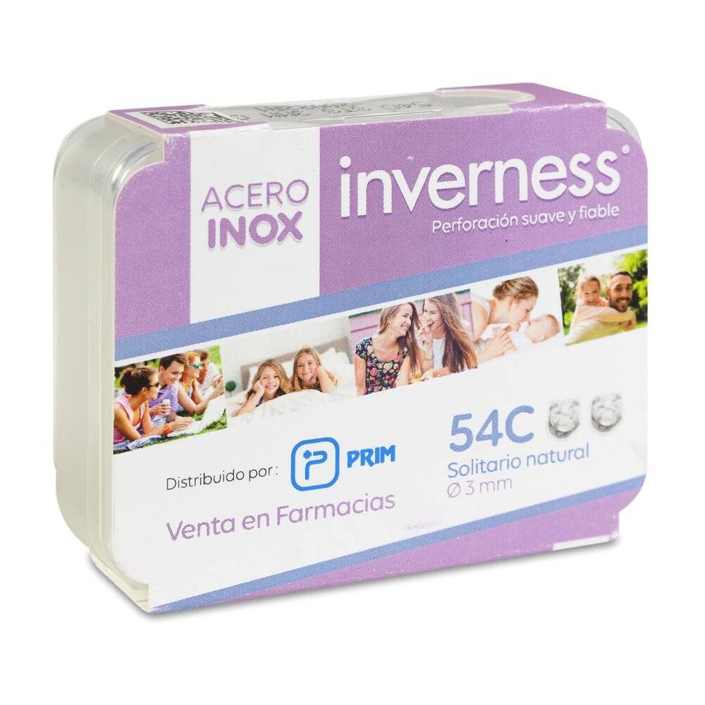 Prim Inverness Pendiente 54C Acero Solitario Natural 3 Mm, 1 Unidad