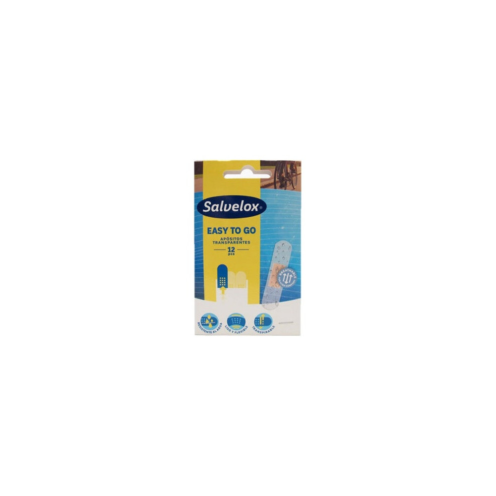 Salvelox Easy To Go Transparentes, 12 Uds