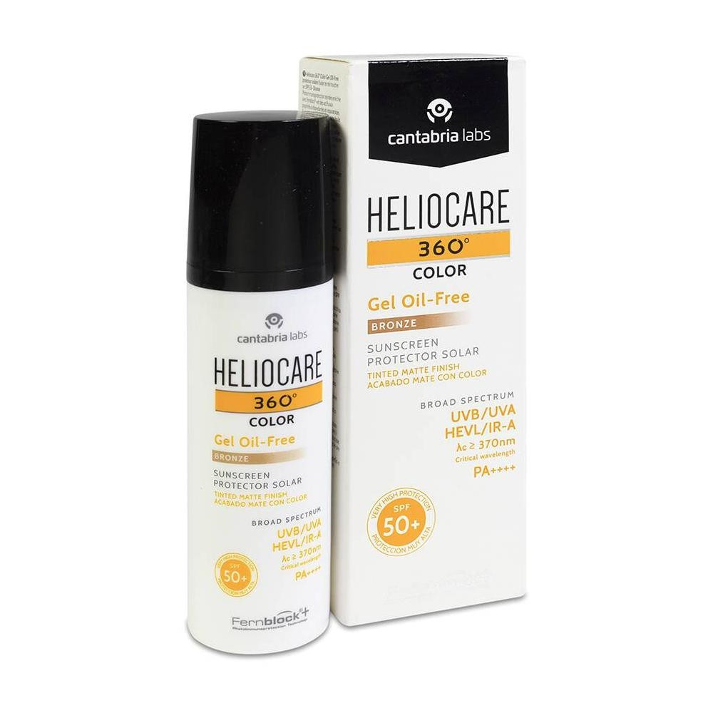 Heliocare 360º Gel Oil-Free Bronze Spf 50+, 50 Ml