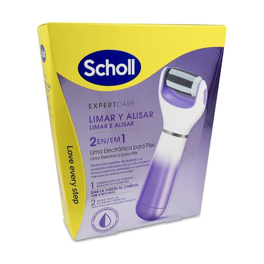Scholl Velvet Lima Electrónica Exfoliante Para Pies, 1 Unidad