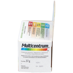 Multicentrum Plus Ginseng Y Ginkgo, 30 Comprimidos