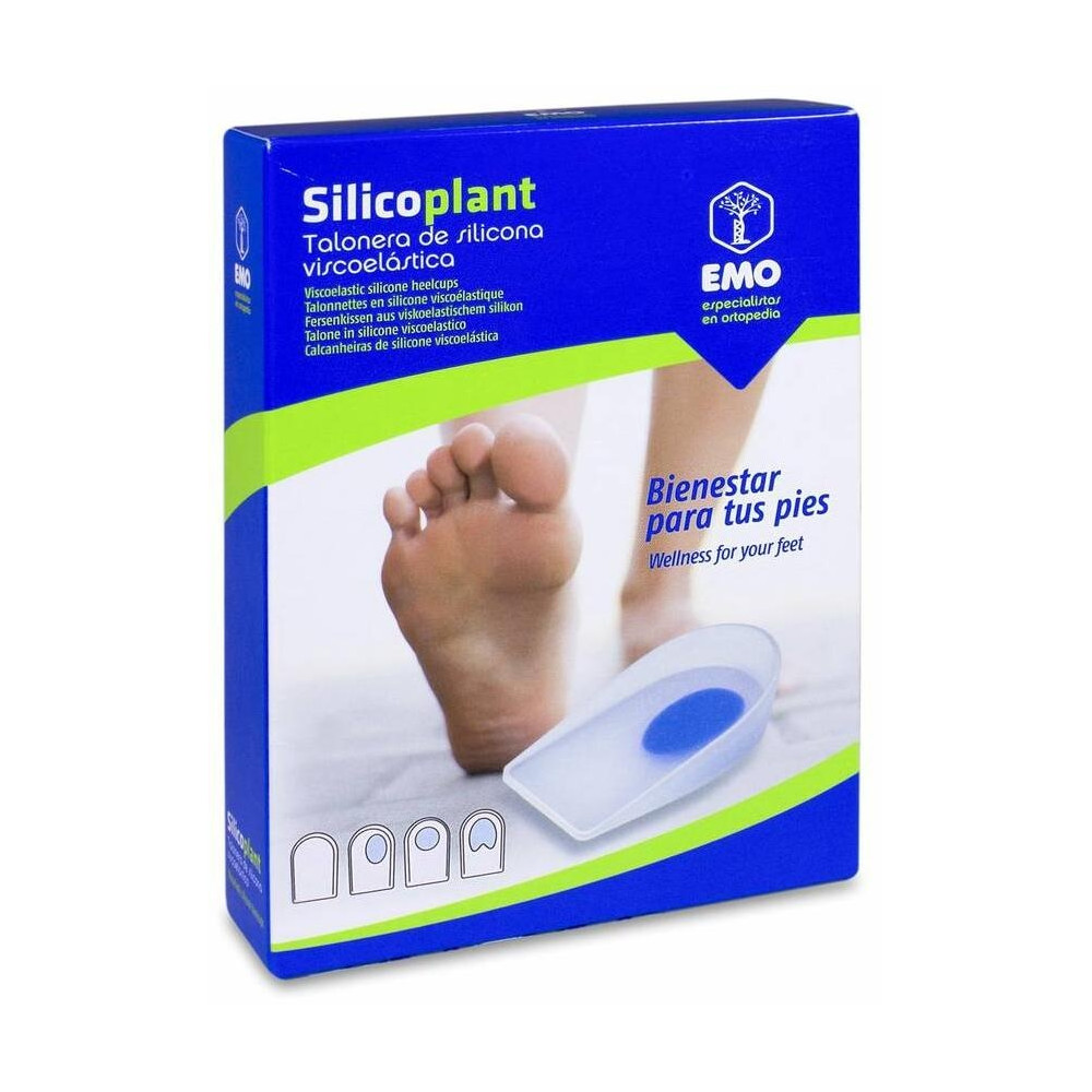 Emo Silicoplant Talonera Central Blue Sh300 Talla Xl, 1 Par