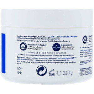 Cerave Crema Hidratante Piel Seca 340 Gr