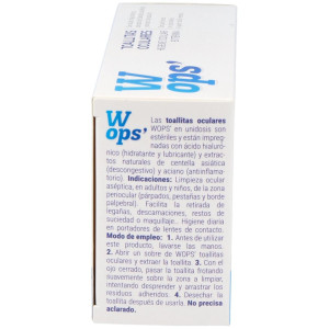 Wops Toallitas Oculares, 30 Unidades