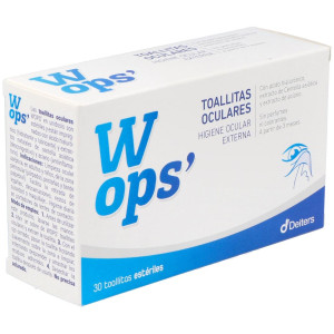 Wops Toallitas Oculares, 30 Unidades
