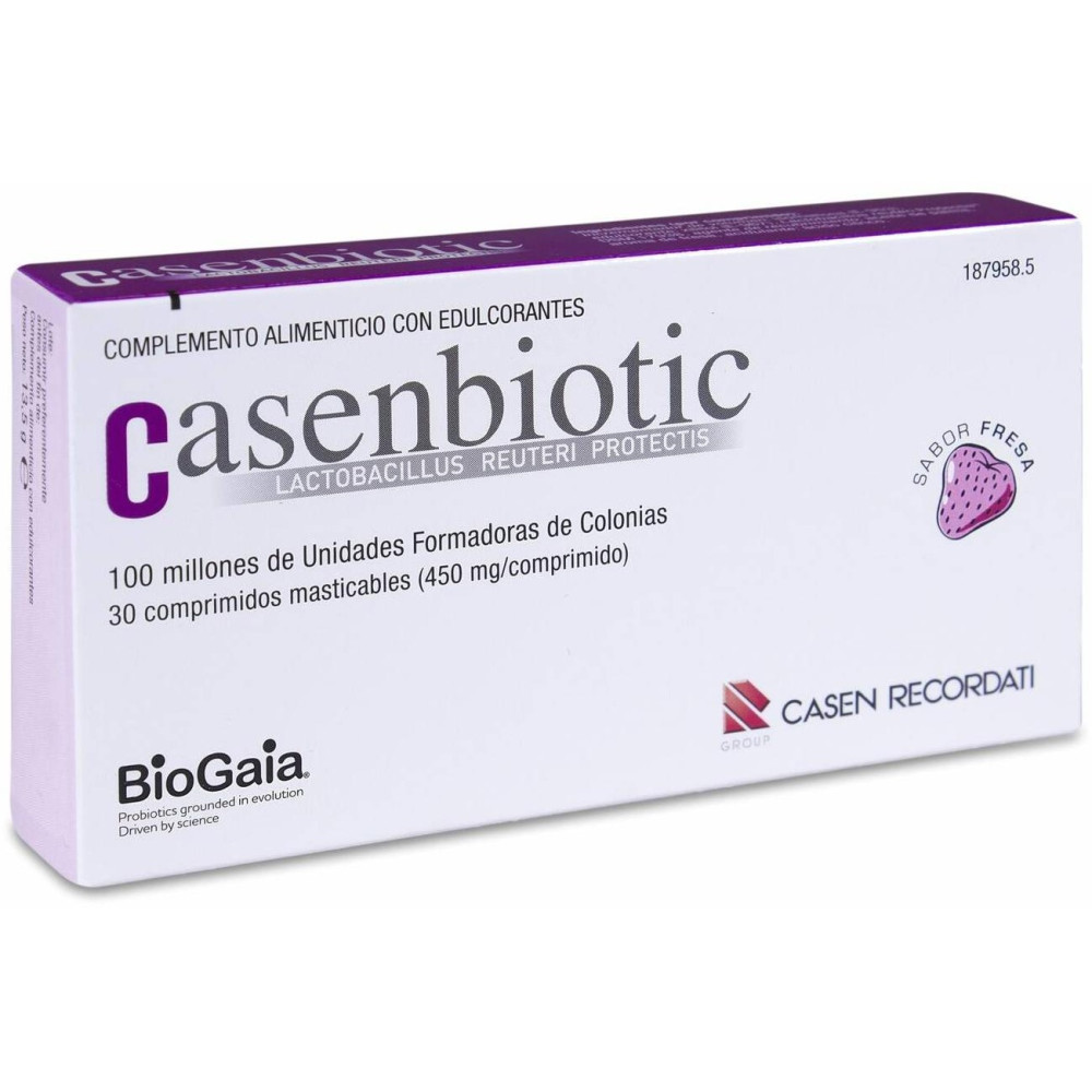 Casenbiotic Sabor Fresa, 30 Comprimidos