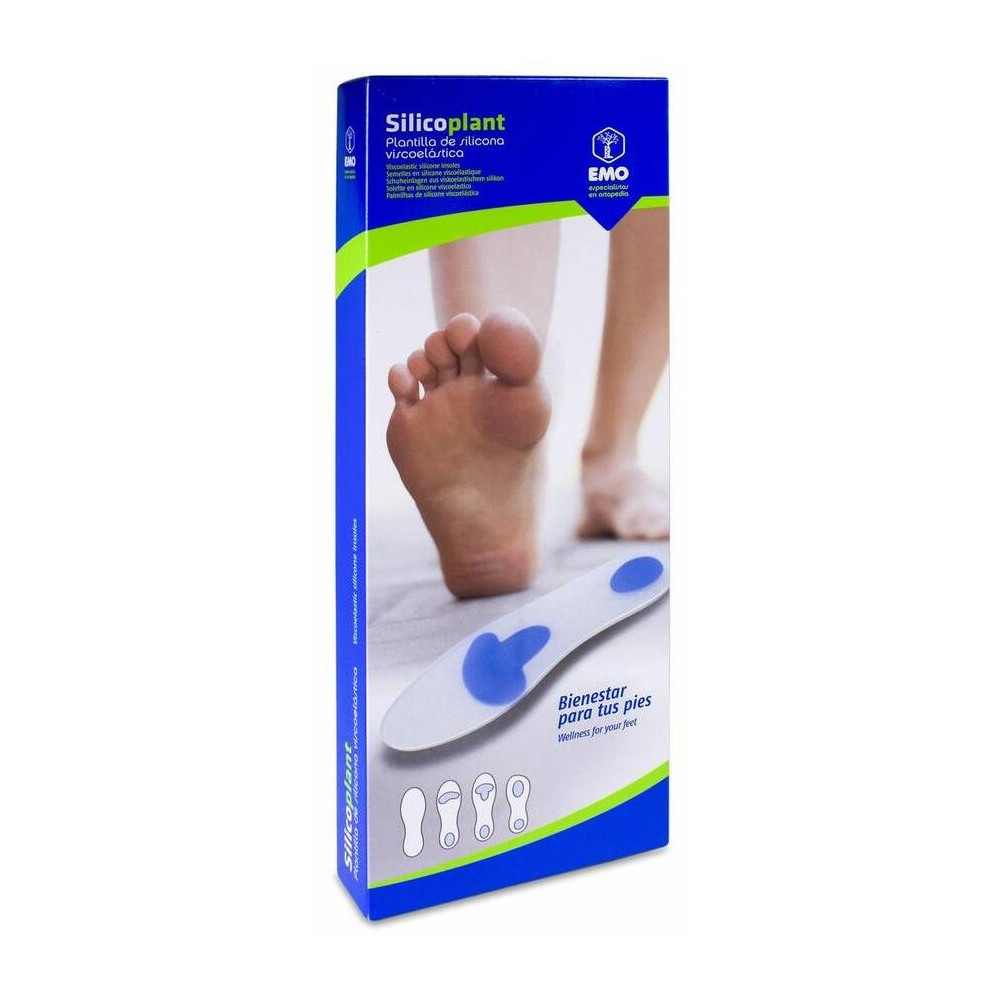 Emo Silicoplant Plantilla Blue Sp200 Talla 44-45, 1 Par