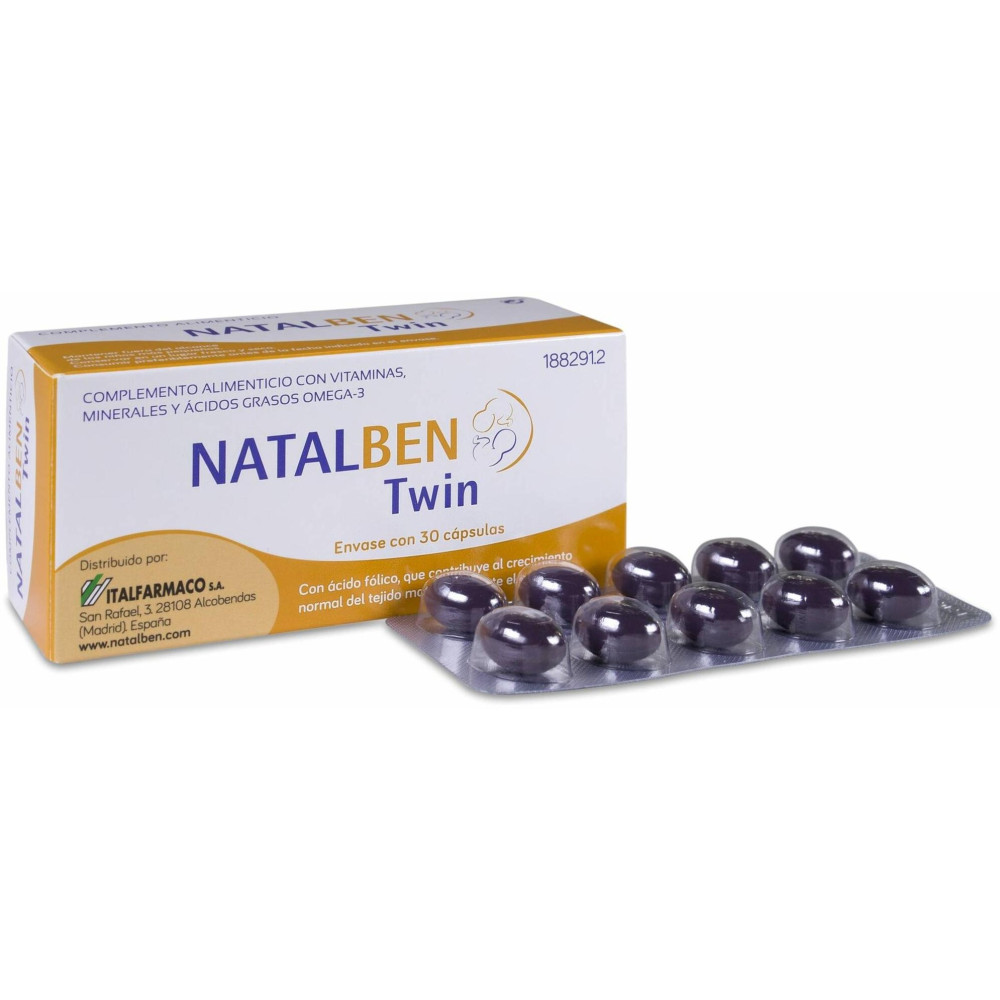 Natalben Twin Embarazo Gemelar 30 Cápsulas