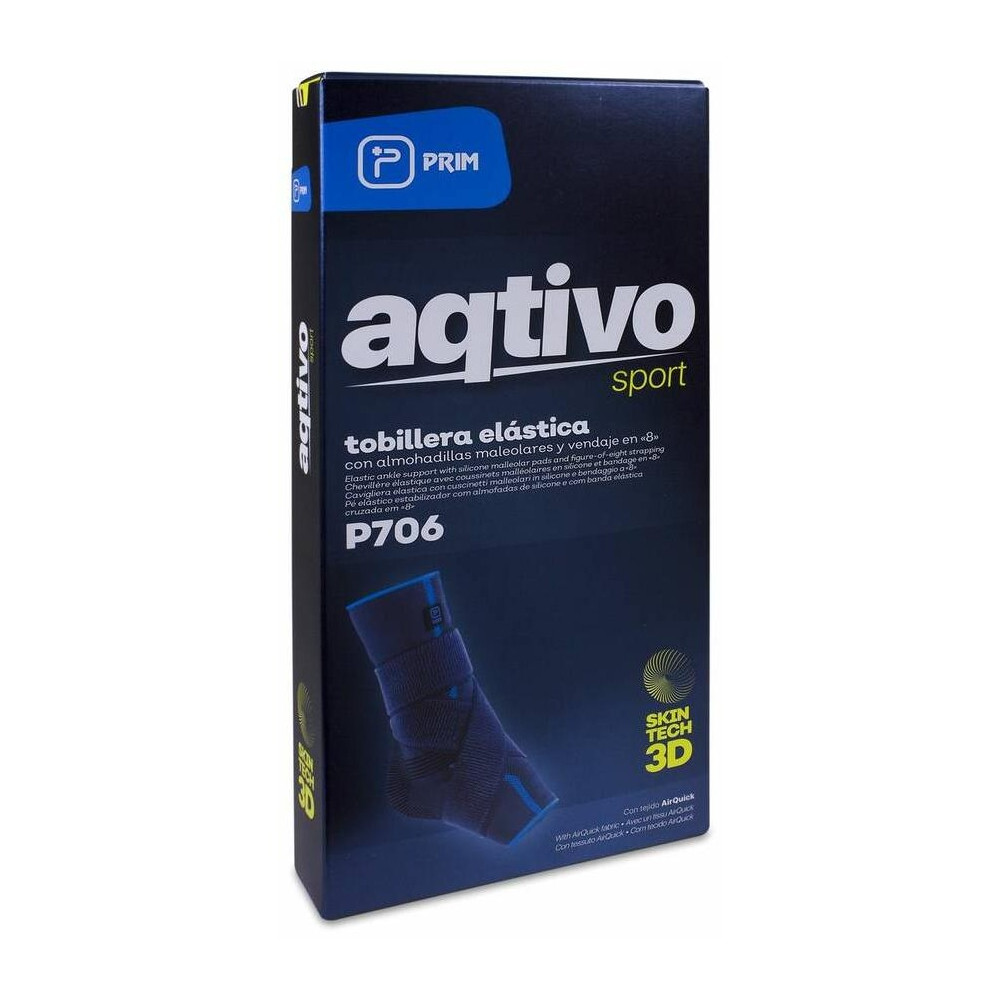 Prim Aqtivo Sport Tobillera Con Almohadillas En 8 Talla M, 1 Ud