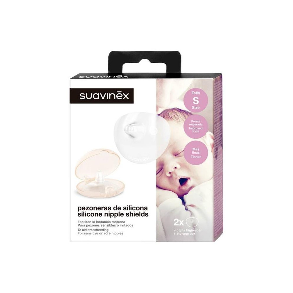 Suavinex Pezonera Silicona Talla S 2 Unidades