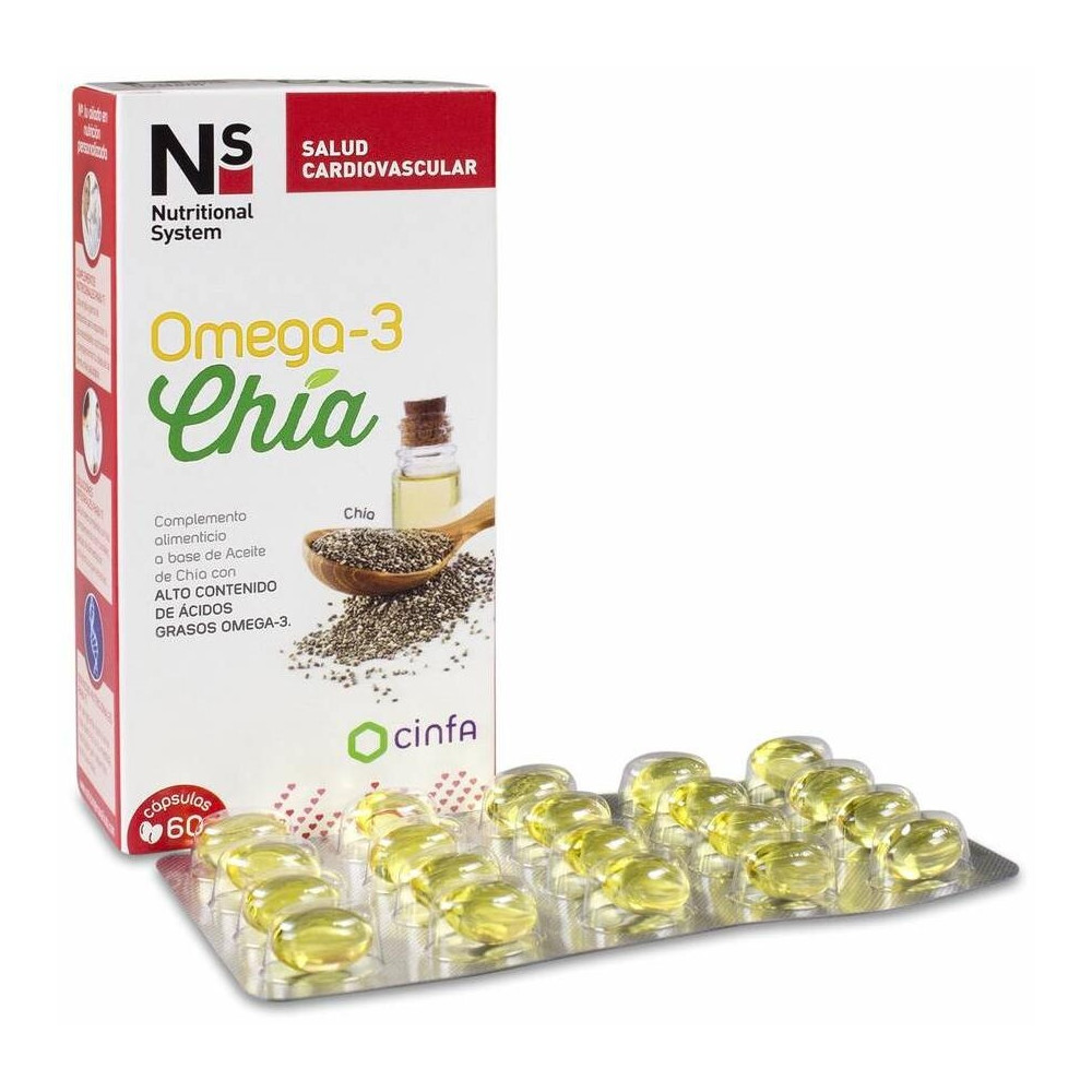 Ns Omega-3 Chía, 60 Cápsulas