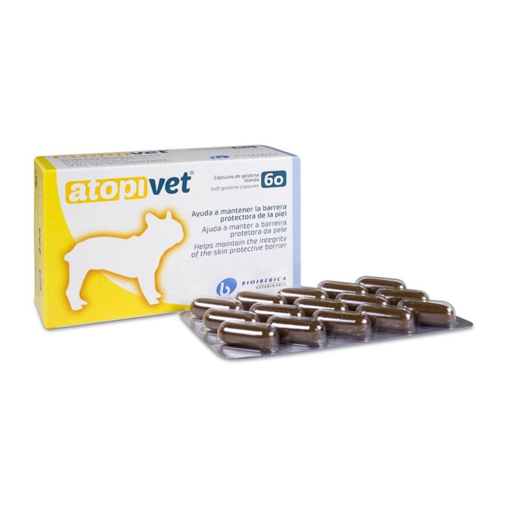 Bioibérica Atopivet Gelatina Blanda, 60 Cápsulas