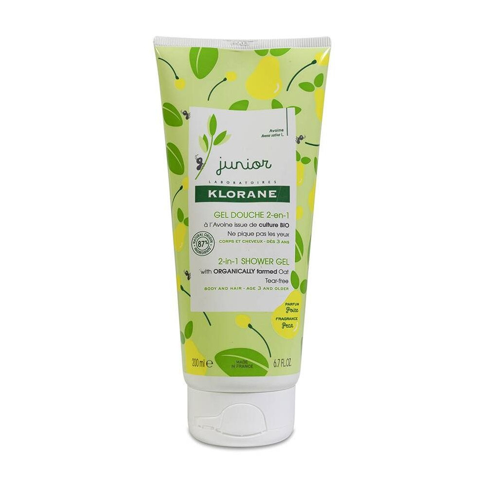 Klorane Junior Gel De Ducha Pera 200Ml