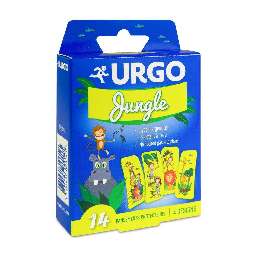 Urgo Kids Jungle Apósitos Infantiles, 14 Unidades