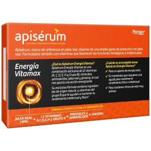 Apisérum Energía Vitamax Cápsulas, 30 Cápsulas