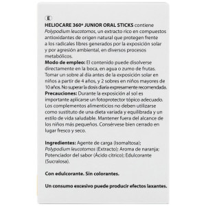 Heliocare 360º Junior Oral Sticks, 20 Uds