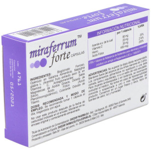 Miraferrum Forte Complemento Alimenticio 30 Cápsulas