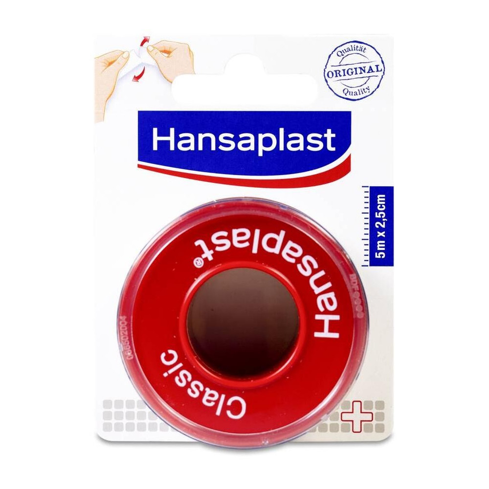 Hp Esparadrapo Classic Tejido Satinado 5 M X 2,5 Cm 1 U