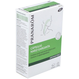 Pranarôm Aromaforce Cápsulas Nariz-Garganta Bio 30Caps