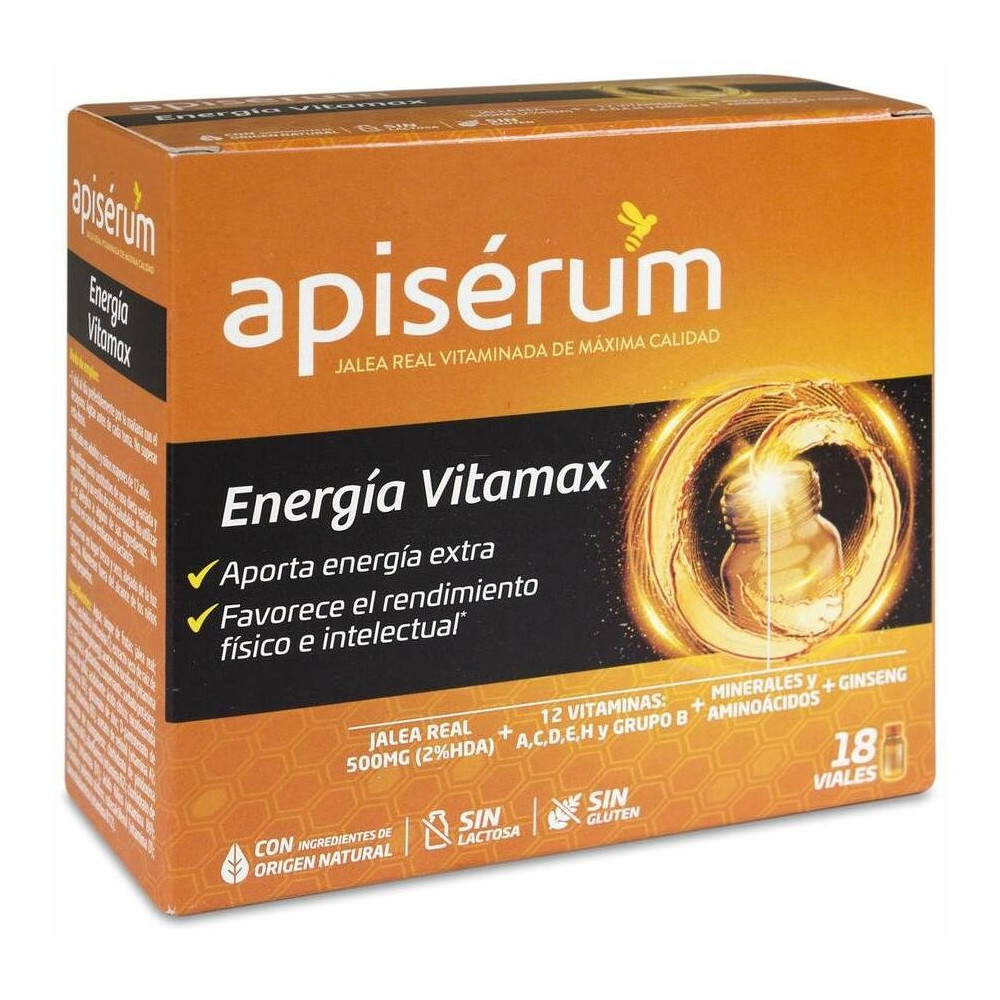 Apisérum Energía Vitamax Viales, 18 Viales