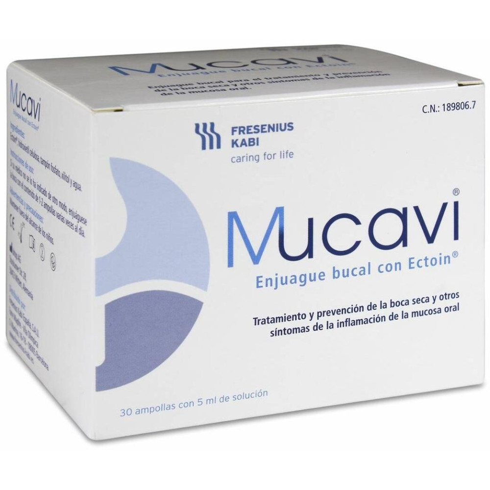 Mucavi Enjuague Bucal 5 Ml 30 Ampollas
