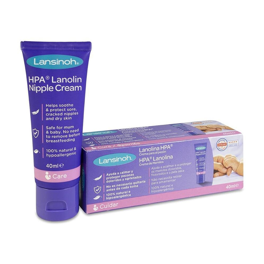 Lanolina Hpa Para Pezones Y Piel Agrietada 40Ml.