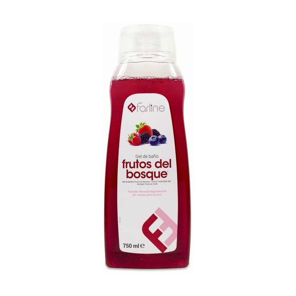 Farline Gel De Baño De Frutos Del Bosque, 750 Ml
