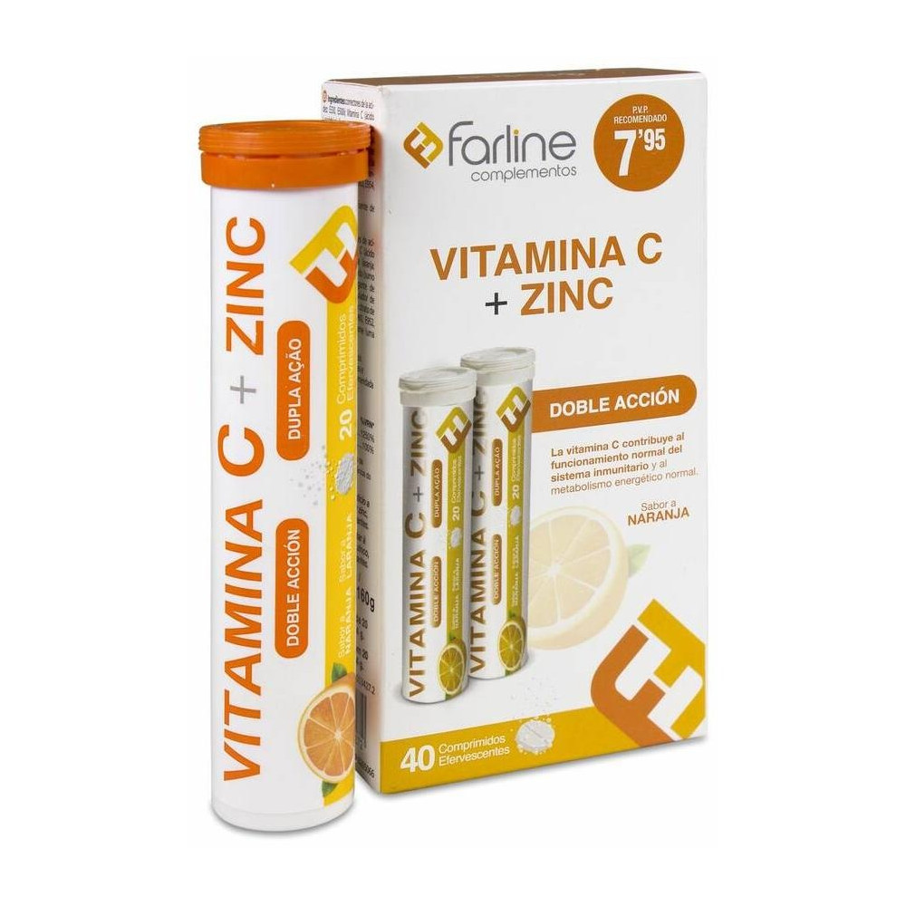 Duplo Farline Vitamina C, 40 Comprimidos