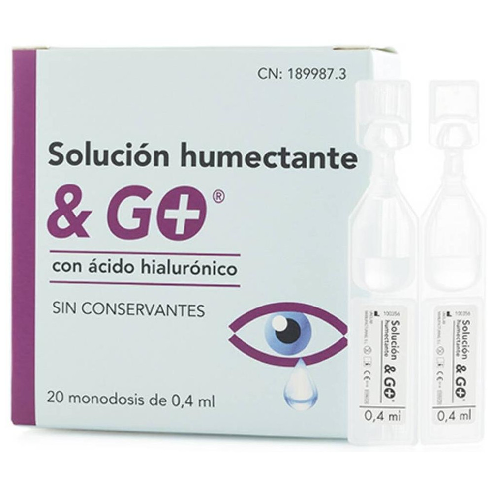 Pharma Y Go Solución Humectante Monodosis Y Go 0,4 Ml, 20 Unidades