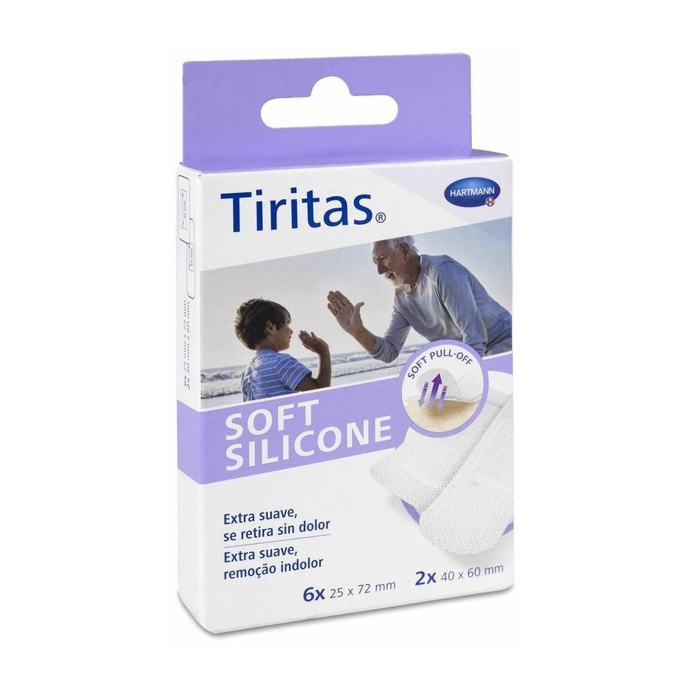 Hartmann Soft Apósitos Adhesivos De Silicona 2 Tamaños, 8 Uds