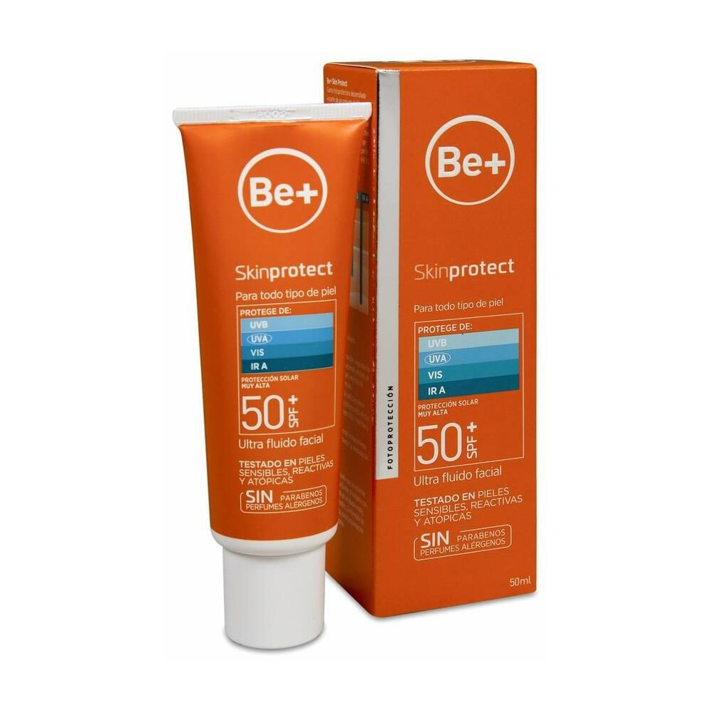 Be+ Skin Protect Ultra Fluido Facial Fps 50+, 50 Ml