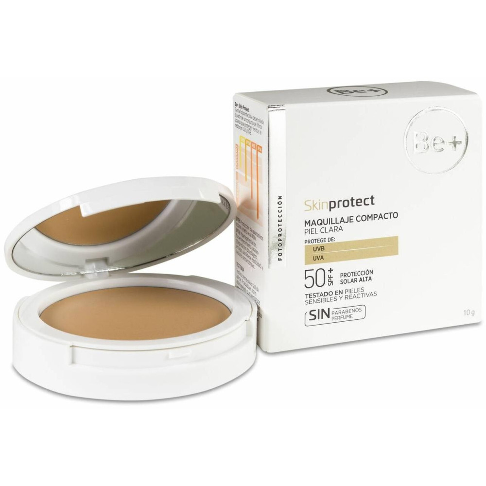 Be+ Skin Protect Maquillaje Compacto Spf 50+ Piel Clara, 10 G