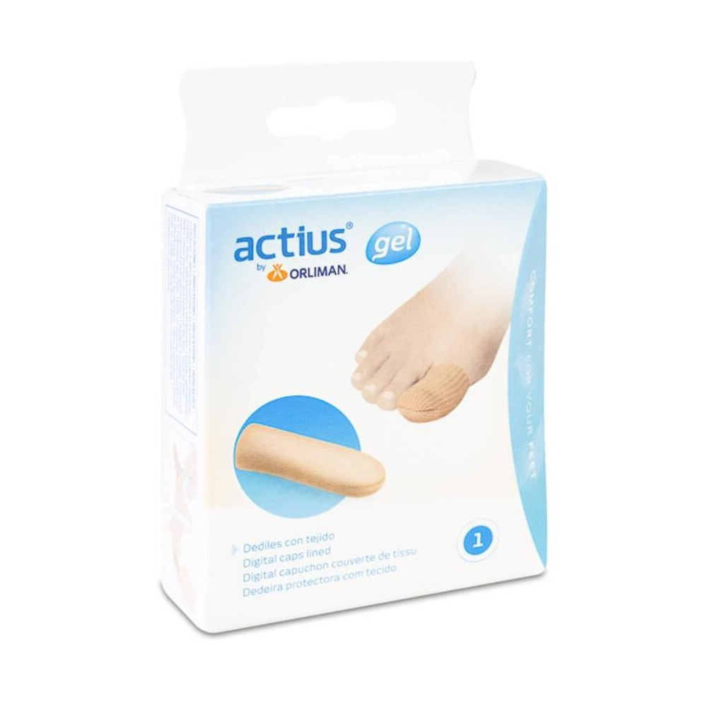 Actius Dedil Tejido Recubierto Gel Acp914 Talla M, 1 Unidad