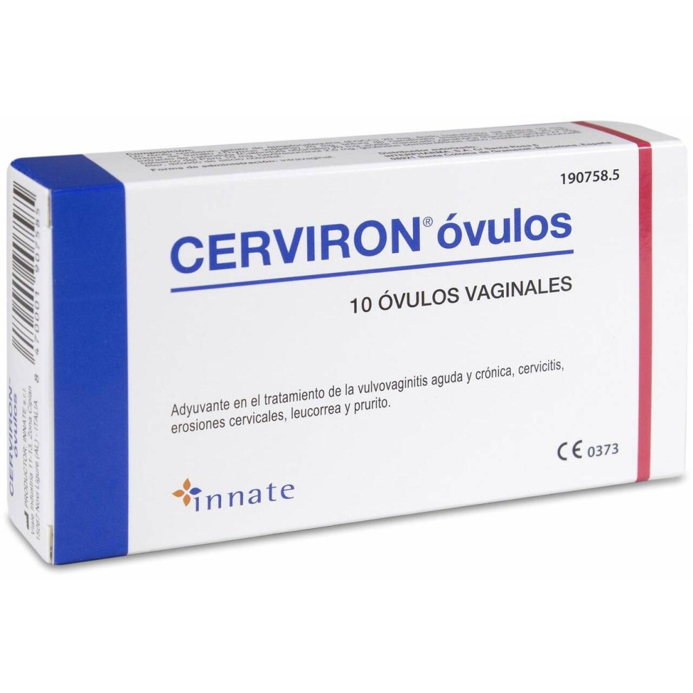 Cerviron Óvulos Vaginales, 10 Unidades
