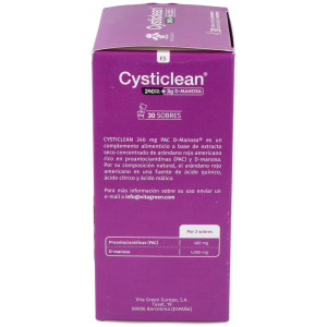Cysticlean D-Manosa Con 240Mg Pac Y Arándano Rojo Sobres 30 U
