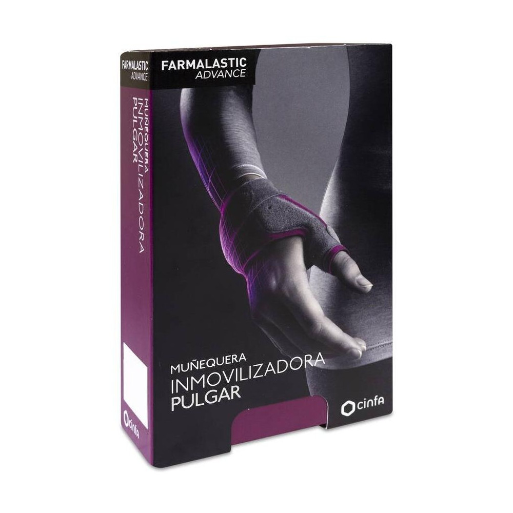 Farmalastic Advance Muñequera Inmovilizadora Pulgar T-2, 1 Unidad