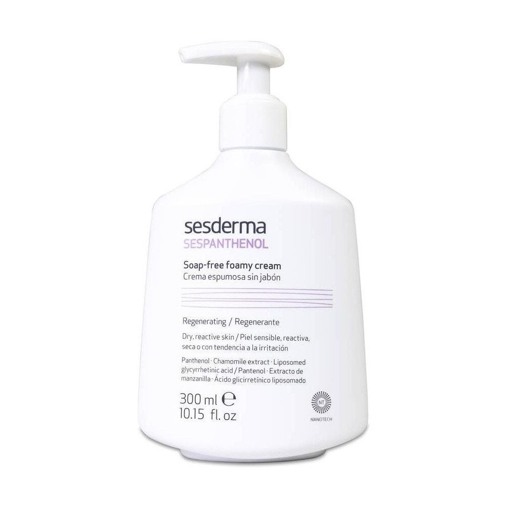 Sesdema Sespanthenol Crema Espumosa Sin Jabón, 300 Ml