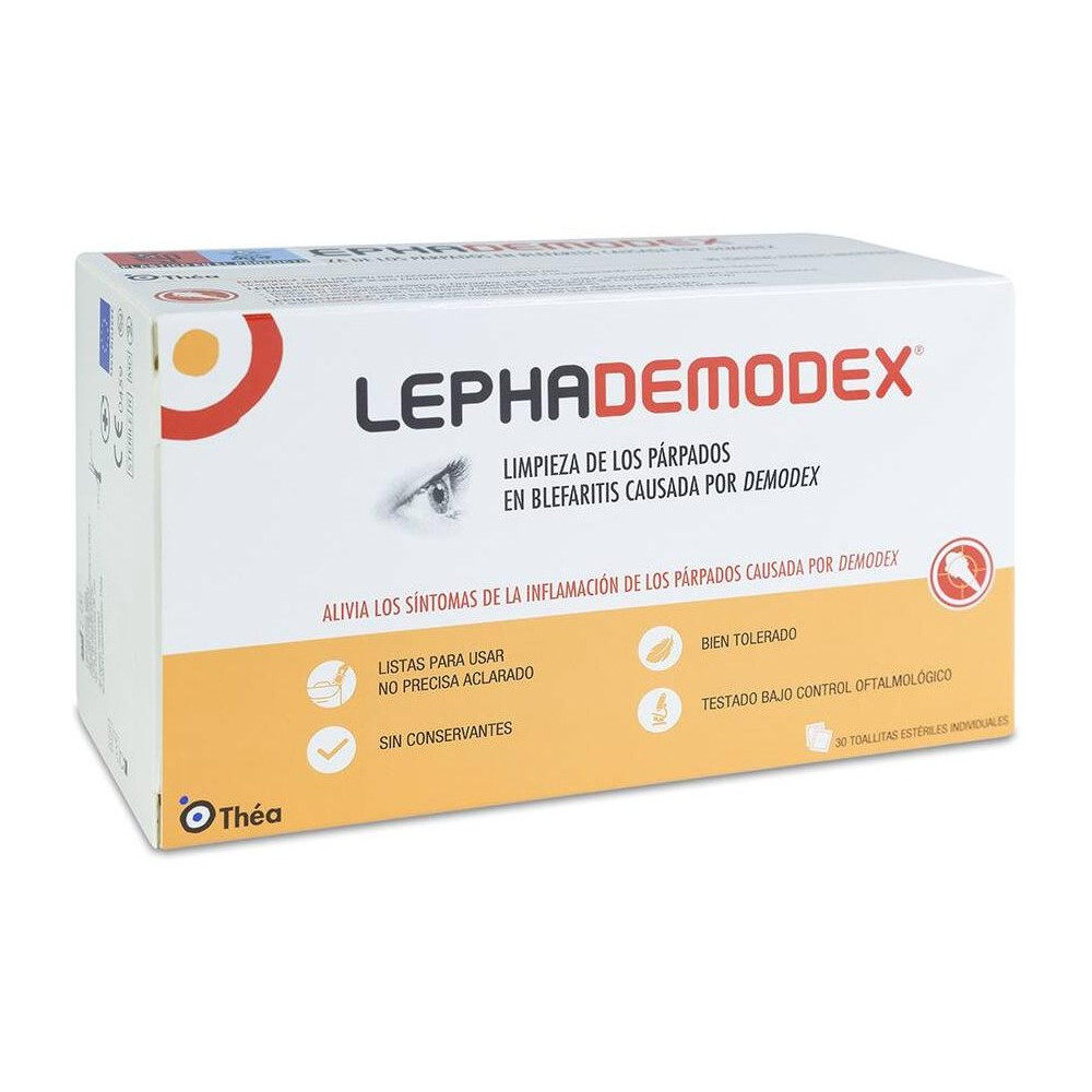 Lephademodex Toallitas Estériles Oculares, 30 Uds