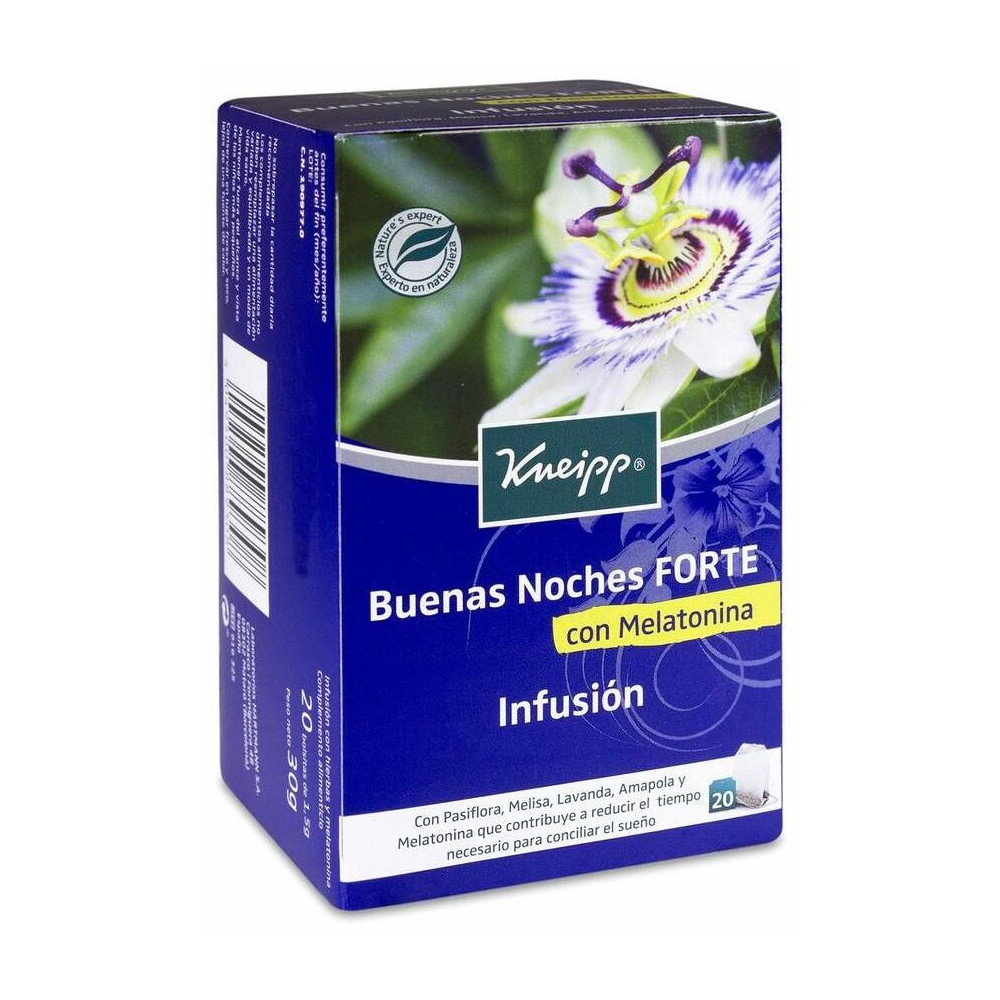 Kneipp Buenas Noches Forte Con Melatonina Infusión 20 Bolsitas