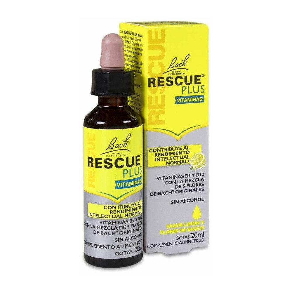 Rescue Plus Gotas Vitaminas 20Ml. Flores Bach