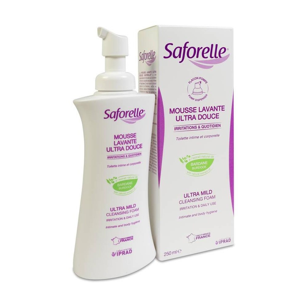 Saforelle Espuma Limpiadora Ultrasuave 250Ml.