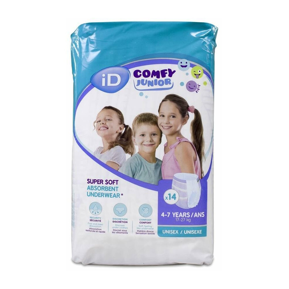 Id Comfy Junior Pants De 4 A 7 Años, 14 Uds
