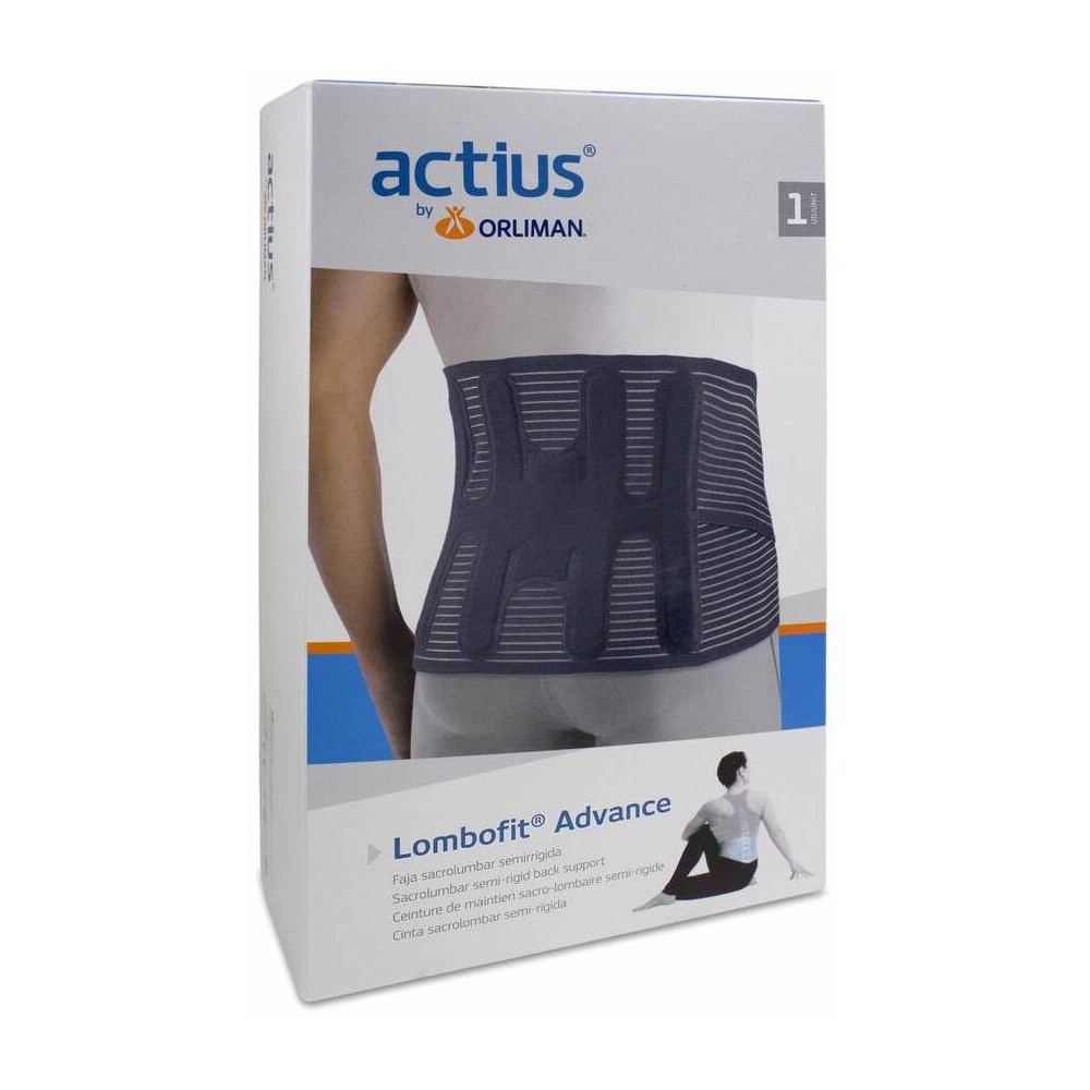 Actius Lombofit Advance Faja Sacrolumbar Semirrígida T2, 1 Ud