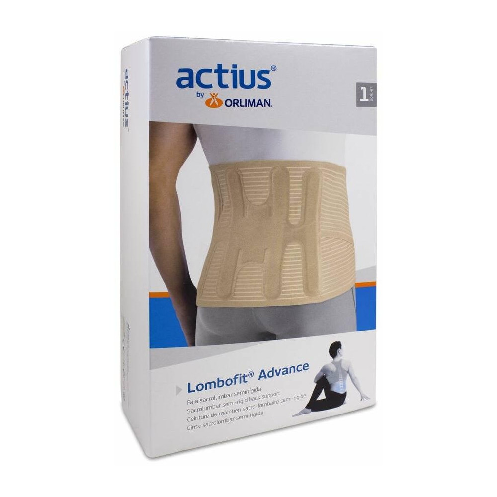 Actius Lombofit Advance Faja Sacrolumbar Semirrígida T2, 1 Ud 2