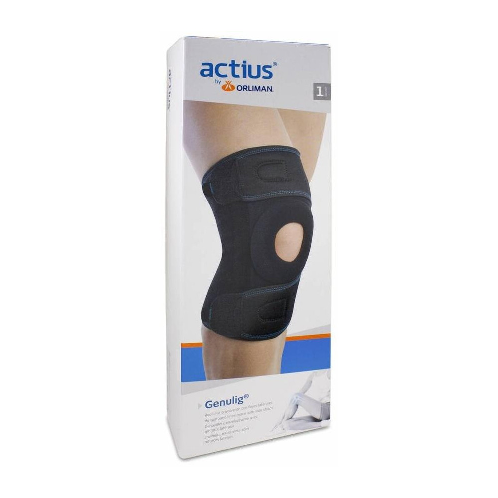 Actius Rodillera Elástica Con Flejes Talla Única, 1 Ud